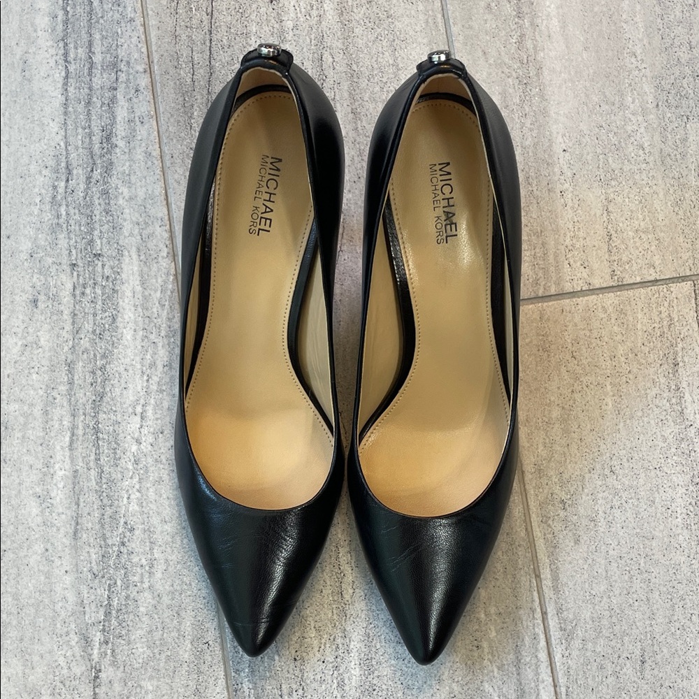Michael Kors Black Leather Heels
